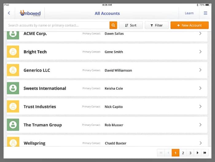 unboxed advisor sales enablement tool