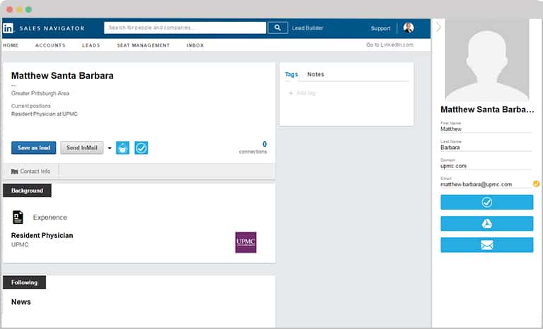 LeadGibbon LinkedIn profile
