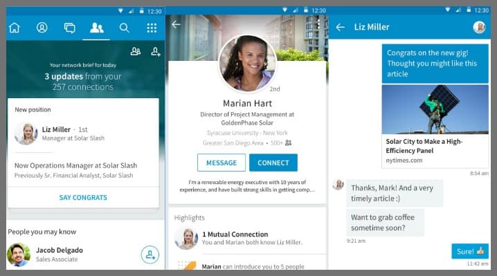 linkedin app